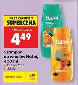 Biedronka Szampon do włosów Natei, 400 ml oferta
