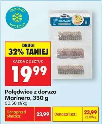 Biedronka Polędwice z dorsza Marinero, 330 g oferta