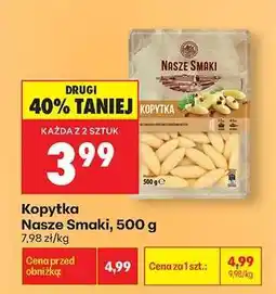 Biedronka Kopytka Nasze Smaki, 500 g oferta