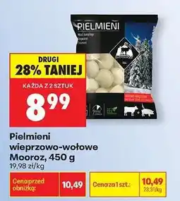 Biedronka Pielmieni wieprzowo wołowe Mooroz , 450 g oferta