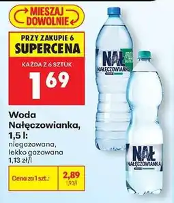 Biedronka WODA NAŁĘCZOWIANKA 1,5 L oferta