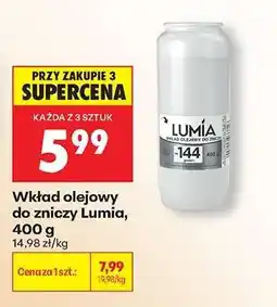 Biedronka Wkład olejowy do zniczy Lumia, 400 g oferta