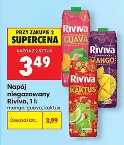 Biedronka Napój niegazowany Riviva, 1 l oferta