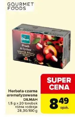 Carrefour Market Dilmah Herbata czarna aromatyzowana oferta
