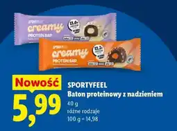 Lidl Sportyfeel Baton proteinowy z nadzieniem oferta