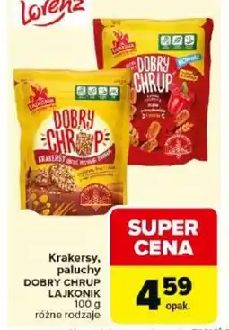 Carrefour Market Łajkonik Krakersy, paluchy dobry chrup oferta