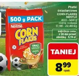 Carrefour Market Nestle Corn Flakes Płatki śniadaniowe oferta