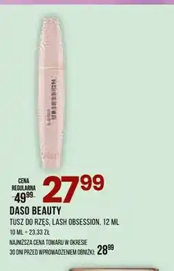 Drogerie Natura Tusz do rzęs Lash Obsession Daso Beauty oferta