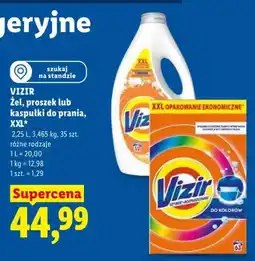Lidl Proszek do prania Vizir XXL oferta
