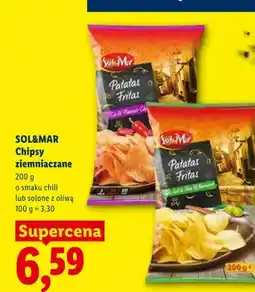 Lidl Chipsy ziemniaczane SOL&MAR solone z oliwą oferta