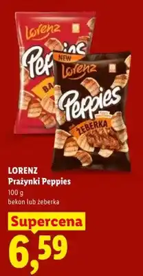 Lidl Prażynki LORENZ Peppies żeberka oferta
