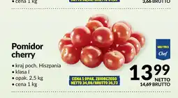 Makro Pomidor cherry METRO Chef Hiszpania oferta