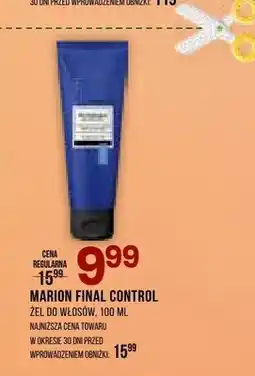 Drogerie Natura Żel do włosów MARION FINAL CONTROL oferta