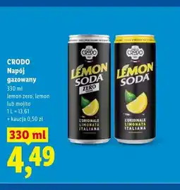 Lidl Napój gazowany CRODO mojito oferta