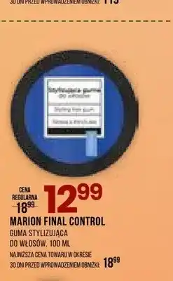 Drogerie Natura Guma stylizująca do włosów MARION FINAL CONTROL oferta