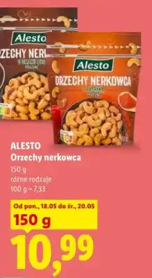 Lidl Orzechy nerkowca z papryką prażone Alesto oferta