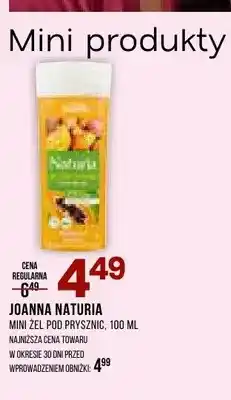 Drogerie Natura Mini żel pod prysznic Joanna Naturia oferta