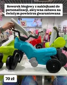 Pepco Rowerek biegowy z naklejkami do personalizacji oferta