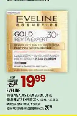 Drogerie Natura Wygładzający krem serum Gold Revita Expert 30+ Eveline oferta