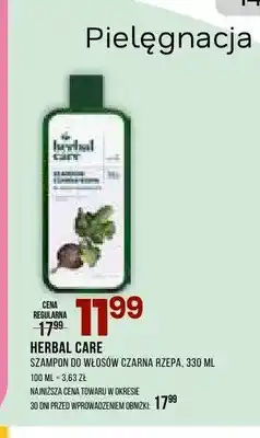 Drogerie Natura Szampon do włosów czarna rzepa Herbal Care oferta