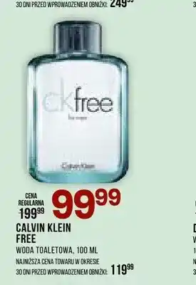 Drogerie Natura Woda toaletowa Calvin Klein Free oferta