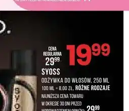 Drogerie Natura Odżywka do włosów SYOSS oferta