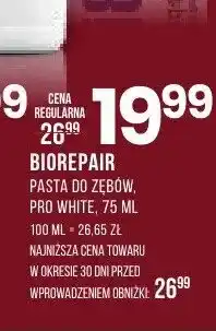 Drogerie Natura Pasta do zębów Biorepair Pro White oferta