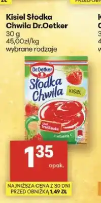 Delikatesy Centrum Kisiel Słodka Chwila smak truskawka Dr.Oetker oferta
