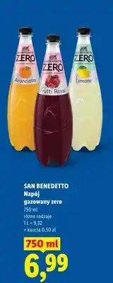 Lidl Napój gazowany zero SAN BENEDETTO Frutti Rossi oferta