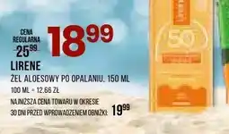 Drogerie Natura Żel aloesowy po opalaniu Lirene oferta