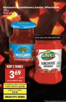 Delikatesy Centrum Koncentrat pomidorowy Włocławek oferta