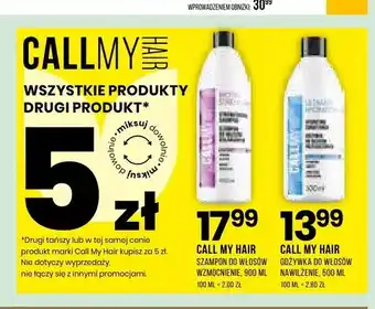 Drogerie Natura Szampon do włosów wzmocnienie Call My Hair oferta