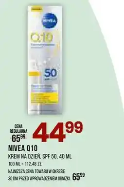 Drogerie Natura Krem na dzień SPF 50 Nivea Q10 oferta