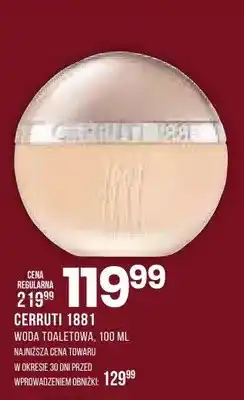 Drogerie Natura Woda toaletowa Cerruti 1881 oferta
