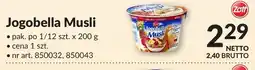 Makro Jogobella Musli Zott oferta