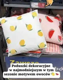 Lidl Poduszka dekoracyjna LIVARNO motyw owoców 40x40cm oferta