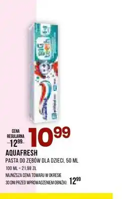 Drogerie Natura Pasta do zębów dla dzieci Aquafresh oferta