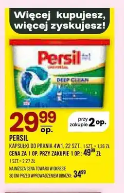 Drogerie Natura Kapsułki do prania 4w1 Persil oferta