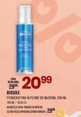 Drogerie Natura Fitokeratyna w płynie do włosów BIOVAX oferta