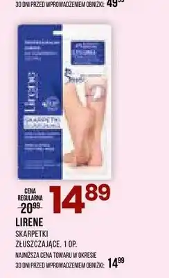 Drogerie Natura Skarpetki złuszczające Lirene oferta