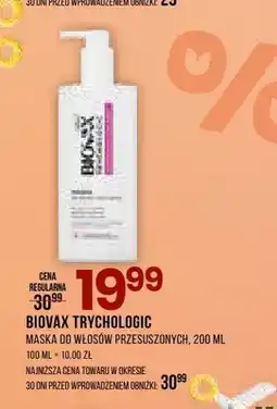 Drogerie Natura Maska do włosów przesuszonych BIOVAX TRYCHOLOGIC oferta