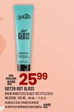 Drogerie Natura Krem nabłyszczający do stylizacji włosów GOT2B GOT GLOSS oferta