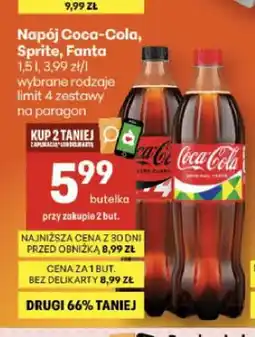 Delikatesy Centrum Napój Coca-Cola oferta