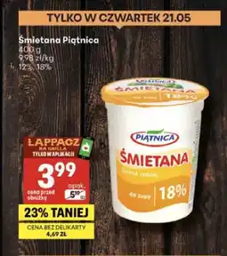 Delikatesy Centrum Śmietana 12% Piątnica oferta