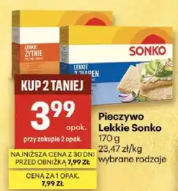 Delikatesy Centrum Pieczywo lekkie żytnie Sonko oferta