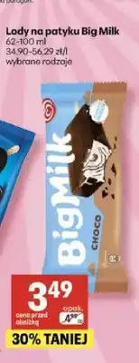 Delikatesy Centrum Lody na patyku Big Milk Choco oferta