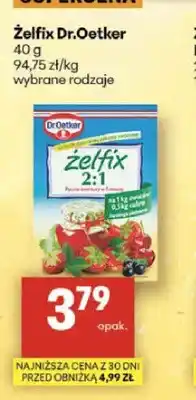 Delikatesy Centrum Żelfix 2:1 Dr.Oetker oferta