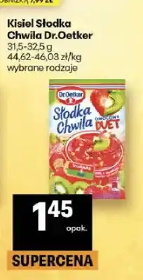Delikatesy Centrum Kisiel Słodka Chwila owocowy duet truskawka kiwi Dr.Oetker oferta