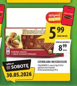 Arhelan Czekolada mleczna z całymi orzechami laskowymi Nussbeisser Mondelez oferta