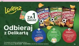 Delikatesy Centrum Chipsy Crunchips American Burger Style oferta